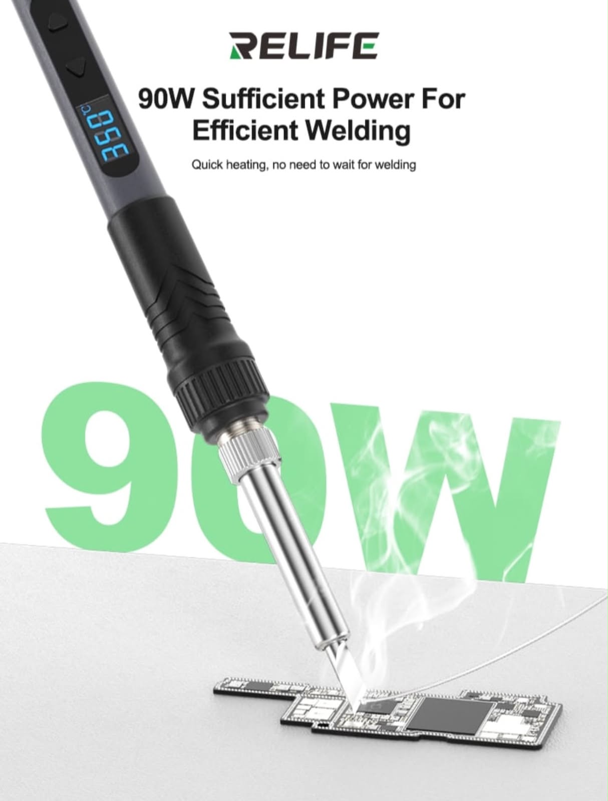 RELIFE Intelligent digital soldering iron goot – Image 4