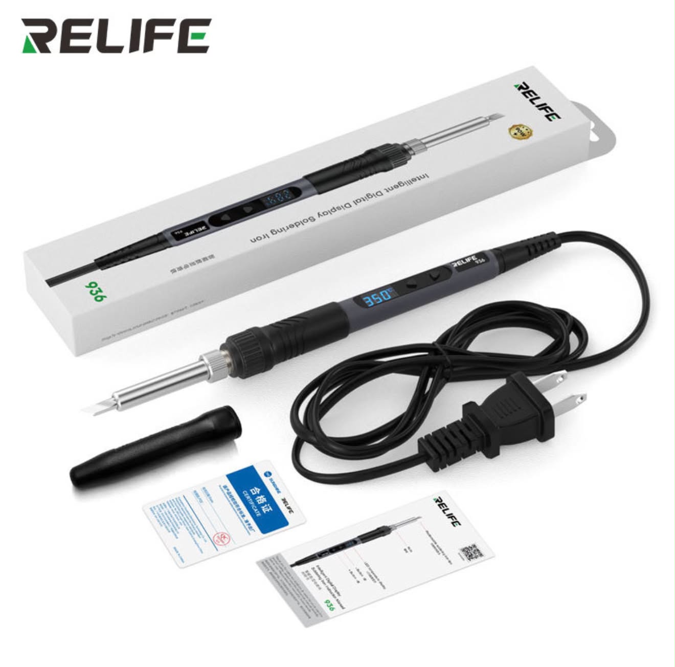RELIFE Intelligent digital soldering iron goot